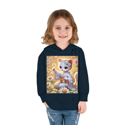 Daisy Chain Whimsy Toddler Pullover Fleece Hoodie