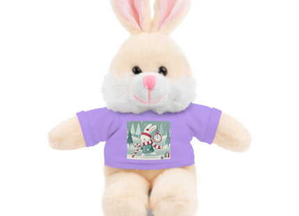 Candy Cane Timekeeper Bunny Stuffed Animals with Tee