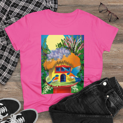 Birdhouse Haven Women's Midweight Cotton Tee