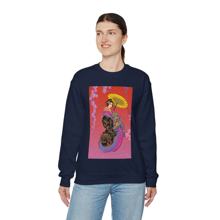 Enchanting Geisha Heavy Blend™ Crewneck Sweatshirt