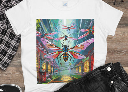 Neon Swarm Cotton Tee