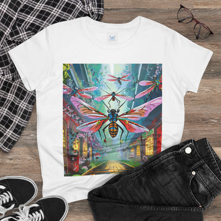Neon Swarm Cotton Tee