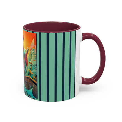 Skeleton Crew of the Misty Seas Colorful Mugs (11oz, 15oz)
