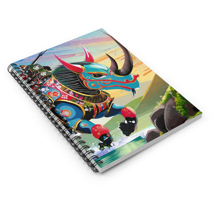 Bio-Mech Beast Spiral Notebook - Ruled Line