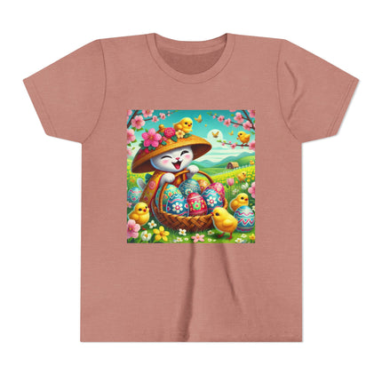Geisha Kitten’s Easter Delight Youth Short Sleeve Tee