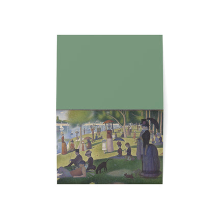 A Sunday on La Grande Jatte by Georges Seurat Greeting Cards (1, 10, 30, and 50pcs)