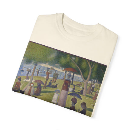 A Sunday on La Grande Jatte by Georges Seurat Unisex Garment-Dyed T-shirt