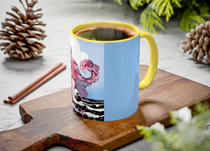 Goddess of the Swirling Sea Colorful Mugs (11oz, 15oz)