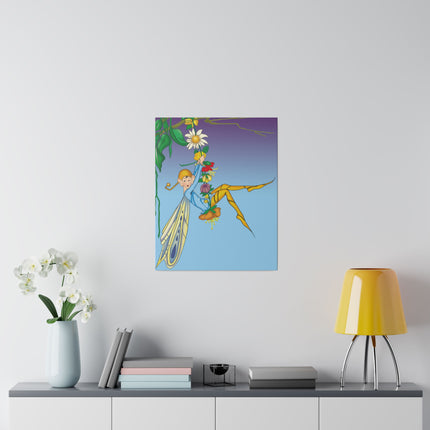 Whimsical Fairy Swing – Lydia Hine’s Enchanted Art Deco Illustration