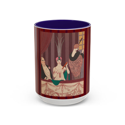La Loge by George Barbier Colorful Mugs (11oz, 15oz)