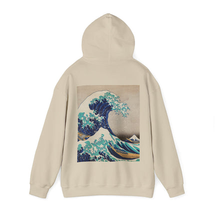 The Great Wave off Kanagawa by Katsushika Hokusai Heavy Blend™ Hooded Sweatshirt