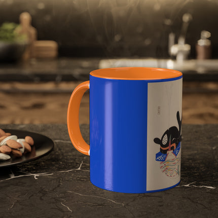 Illustrations of Japanese Toys Pl.009 by Kawasaki Kyosen Colorful Mugs, 11oz