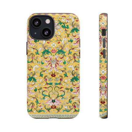 Yellow Botanical Pattern by Owen Jones Phone Cases