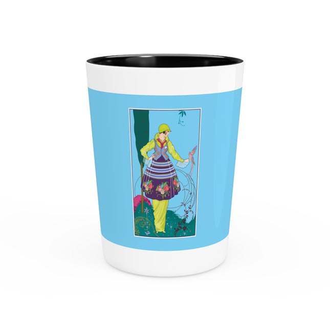 Exquisite Elegance by Umberto Brunelleschi Ceramic Shot Glass