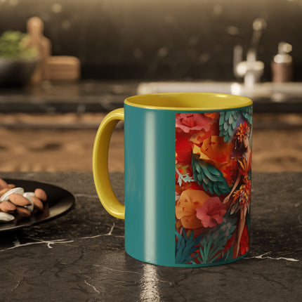 Hibiscus Fairy Colorful Mugs (11oz, 15oz)