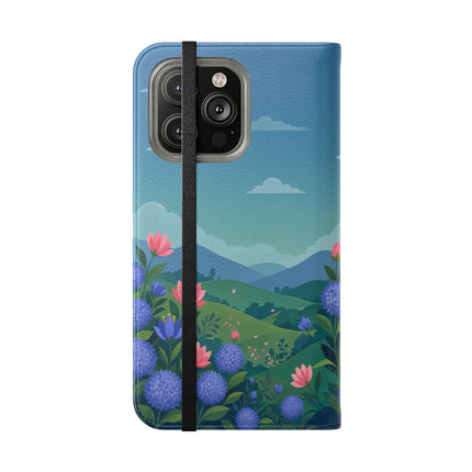 🌸🌿 The Garden Hide-And-Seek Flip Case – Art Deco Floral Whimsy