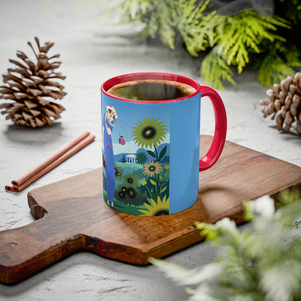The Secret Language Of Flowers Colorful Mugs – Art Deco Botanical Elegance