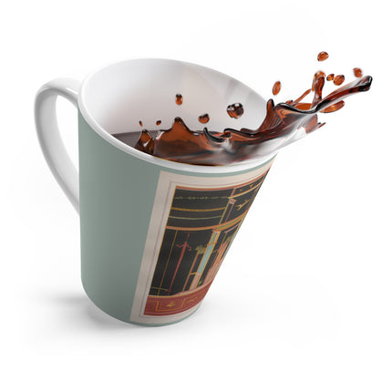 Pompeii Walls Pl.04 by Victor Steeger Latte Mug