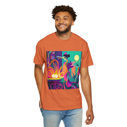 Dance of the Skeleton Ballerinas Unisex Garment-Dyed T-shirt