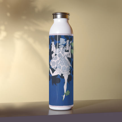 Where is my boy tonight by Ralph Barton Slim Water Bottle