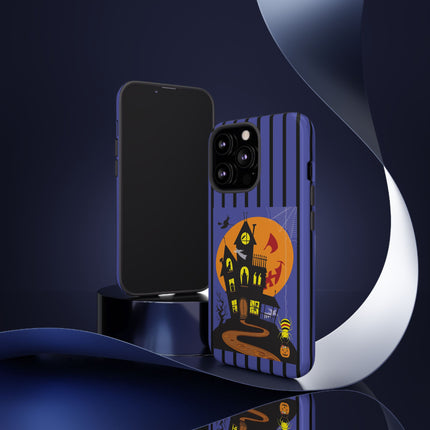 Halloween Night at the Haunted House Phone Cases
