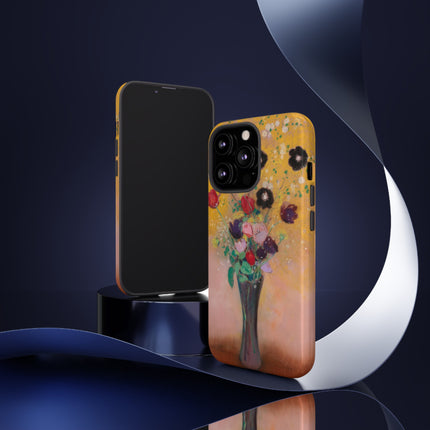 Vase of Flowers by Odilon Redon Phone Cases