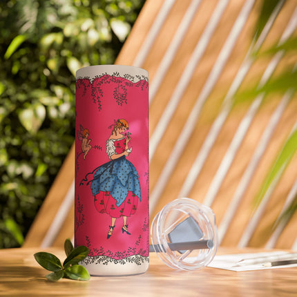 Cupid’s Charm Skinny Matte Tumbler, 20oz