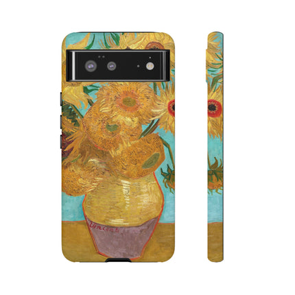 Vase with Twelve Sunflowers by Vincent Van Gogh Phone Cases
