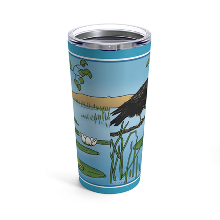 The Crow and the Frog Tumbler 20oz