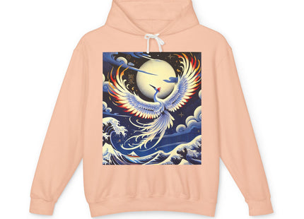 Majestic White Crane Hoodie