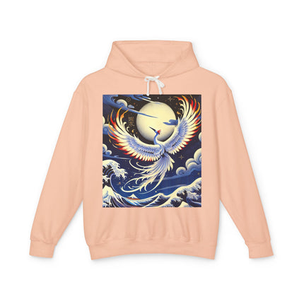 Majestic White Crane Hoodie