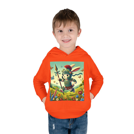 Rabbit Gladiator Toddler Pullover Fleece Hoodie