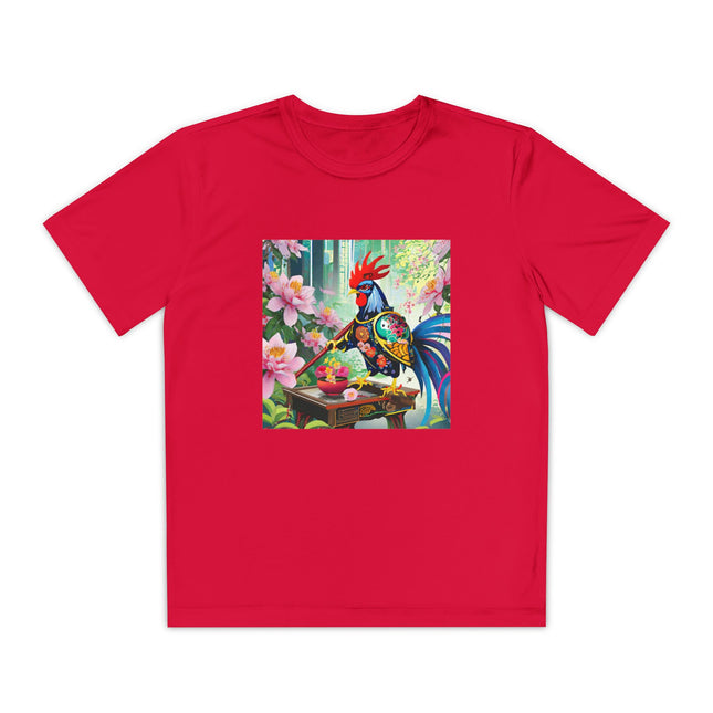 Cyberpunk Rooster Youth Competitor Tee