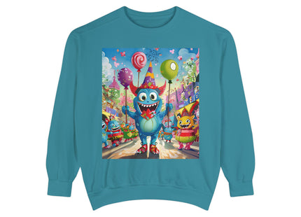 Monster Parade Madness Unisex Garment-Dyed Sweatshirt