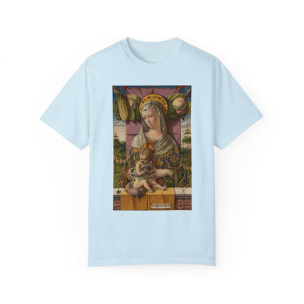 Madonna and Child by Carlo Crivelli Unisex Garment-Dyed T-shirt