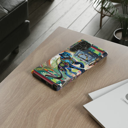 Cyber Panther's Hunt Phone Cases