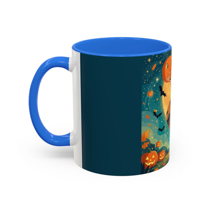 🦇🎃 The Witch Of Batwing Pumpkin Hollow Colorful Mug – Moonlit Halloween Charm