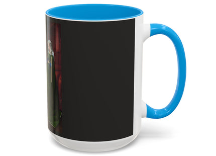 Arnolfini Portrait by Jan Van Eyck Colorful Mugs (11oz, 15oz)
