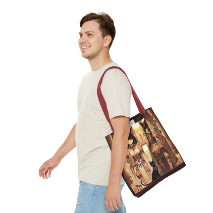 The Egyptian Priestess Cats Tote Bag – Temple Guardians & Ancient Grace