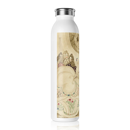 Sur talons rouges (On Red Heels) pl 01 by Gerda Wegener Slim Water Bottle