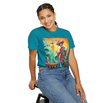 Skeleton Crew of the Misty Seas Unisex Garment-Dyed T-shirt
