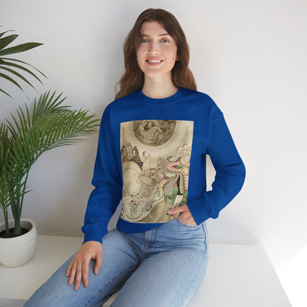 Sur talons rouges (On Red Heels) pl 01 by Gerda Wegener Heavy Blend™ Crewneck Sweatshirt