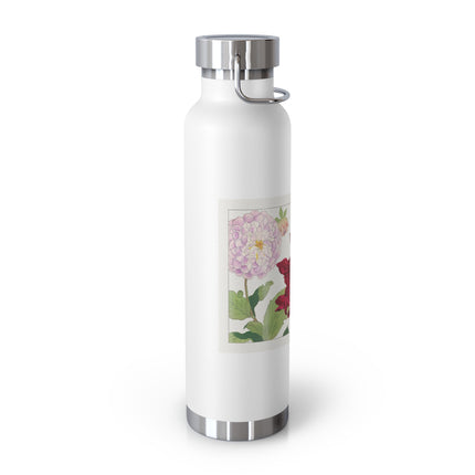Dahlia by Tanigami Kônan Copper Vacuum Insulated Bottle, 22oz