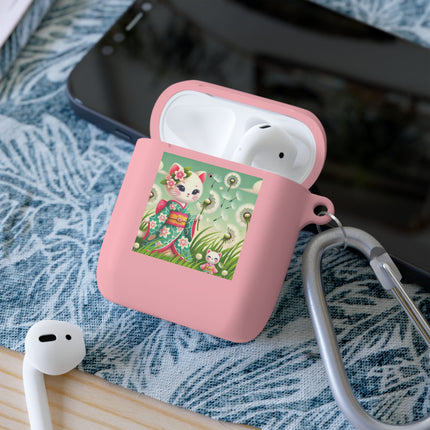 Geisha Kitten and the Dandelion Wish AirPods and AirPods Pro Case