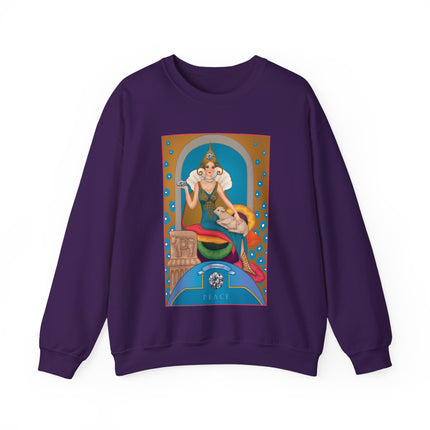 April & Diamond (from the Gem Series) by Sofia Chiostri Heavy Blend™ Crewneck Sweatshirt