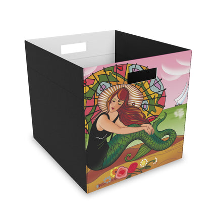 Siren Serenade by Carlo Chiostri Felt Storage Box