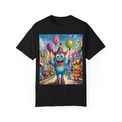 Monster Parade Madness Unisex Garment-Dyed T-shirt