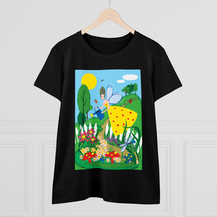 Garden Magic Women's Midweight Cotton Tee
