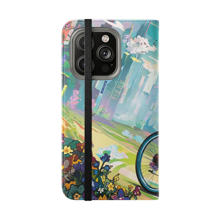 🐸🚵 Cyberpunk Frog Flip Case – High-Tech Adventure & Neon Velocity