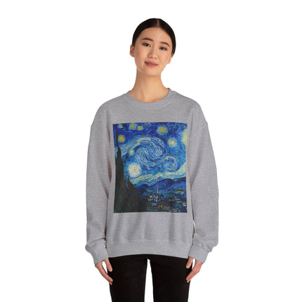 The Starry Night by Vincent Van Gogh Heavy Blend™ Crewneck Sweatshirt